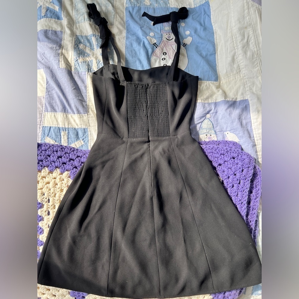 Sunday Best Weller Black Fit Flare Mini Dress Feminine Party Size 00 - Picture 6 of 16